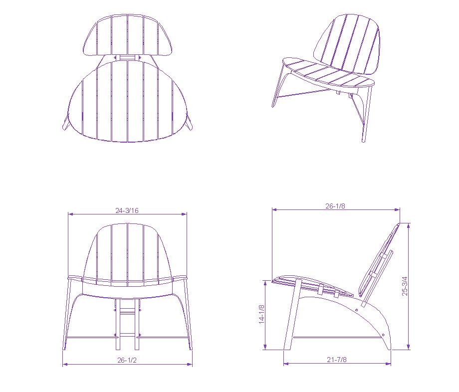 Woodwork Rocking Chair Plan Dwg Pdf Plans