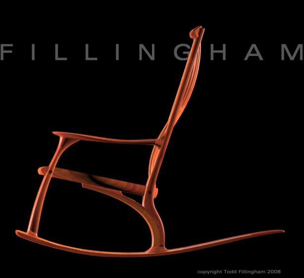 Build Maloof Inspired Rocking Chair Plans DIY woodworking 